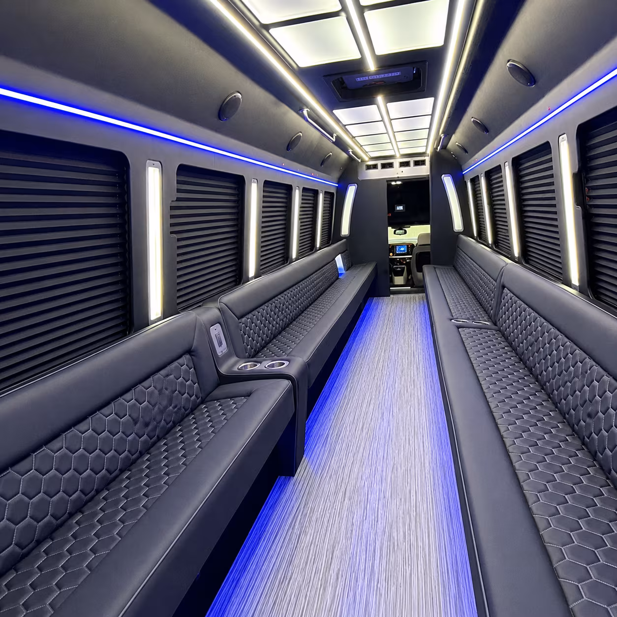 sandy party bus rentals inside